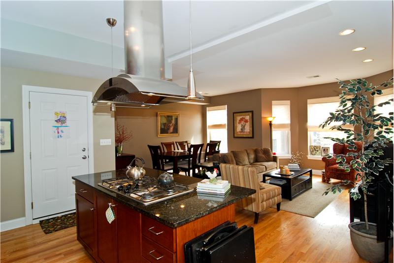 Kitchen and Living Area